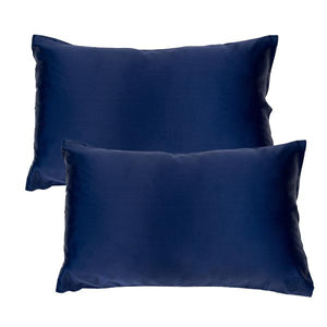 Twin Silk Pillowcase Navy